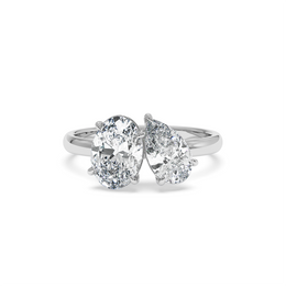 1.5 ctw Oval-Pear Labgrown Diamond Ring